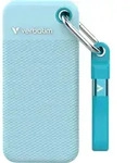 Verbatim Pocket Ssd Usb 3.2 Gen 2 2Tb Polar Blue Incl. Two Rubber Sleeves