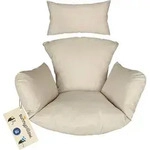 sunnypillow H&auml;ngesessel Kissen - Auflage f&uuml;r Rattan & Polyrattan H&auml;ngeschaukel -