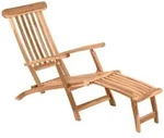 M&ouml;bilia Gartenliege aus Teak Holz | Liegestuhl mit 4 Liegepositionen | B 58,5 x T