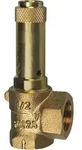 Riegler Eck-Sicherheitsventil, Fl&uuml;ssigkeiten, G 3/4, Ansprechdruck 4 bar