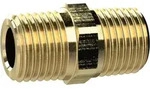 Riegler Doppelgewindenippel, R 2 a., R 2 a., SW 62, Messing