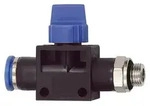 Riegler 3/2-Wegeventil &raquo;Blaue Serie&laquo;, Steckanschluss, G 3/8 a., S-G &Oslash; 8mm