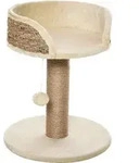 PawHut Kratzbaum klein, 49 cm Katzenbaum, Katzenkratzbaum mit Spielball,