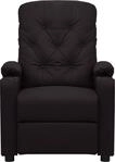 vidaXL Massagesessel Schwarz Kunstleder