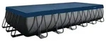 INTEX 28087 Pool Abdeckplane rechteckig Deluxe 732x366cm mit 20cm &Uuml;berhang Cover -