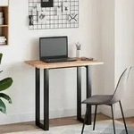 vidaXL Schreibtischplatte &Ouml;lbeschichtung 80x50x2 cm Massivholz Akazie - Braun