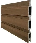 T&J WAREN-Serie, WPC-Steckzaun-Set, ca. 179 x 180 cm, TEAK, 12 Lamellen...