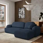 Masseno Ecksofa MODENZA N R-S mit Schlaffunktion L-Form, Sofa mit Bettkasten,