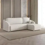 Masseno Ecksofa MARELLO mit Schlaffunktion L-Form, Sofa mit Bettkasten,