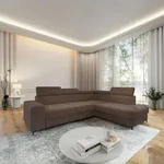 Masseno Ecksofa ALVORO R-S mit Schlaffunktion L-Form, Sofa mit Bettkasten,