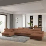 Masseno Ecksofa MONTIVA mit Schlaffunktion U-Form, Sofa mit Bettkasten,