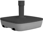 Schirmst&auml;nder 25/40 kg anthrazit/grau eckig, bef&uuml;llbar mit Wasser/Sand - Grau