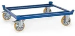 Fetra Paletten-Fahrgestell f&uuml;r Gitterboxen und Flachpaletten 800 x 600 mm
