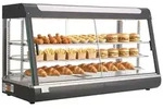 VEVOR 3-st&ouml;ckige W&auml;rmetheke 180 L, Warmhaltevitrine 1600 W, Warmhaltetheke...