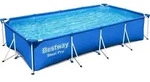 Bestway&reg; Steel ProTM Frame Pool ohne Pumpe 400 x 211 x 81 cm , blau, eckig - Blau