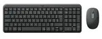 Logitech ERGO MK250 Combo, Kabellos, RF Wireless + Bluetooth, AZERTY, Graphit, Maus