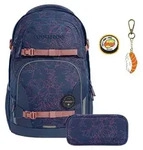 coocazoo Schulrucksack-Set PORTER Sweet Rose, 3-tlg., M&auml;ppchen Colour Up