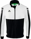 Erima Six Wings Pr&auml;sentationsjacke Schwarz/Wei&szlig; - XL - Schwarz - XL