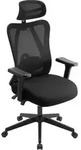 CLP B&uuml;rostuhl Elisha h&ouml;henverstellbar drehbar und ergonomisch, Farbe: schwarz...