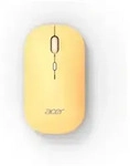 Acer AMR130, Beidh&auml;ndig, RF Wireless + Bluetooth, 1600 DPI, Gelb - Gelb