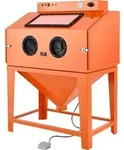 VEVOR Sandstrahlkabine 435 L, Sandstrahlger&auml;t mit 117 L Strahlmittelbeh&auml;lter,...
