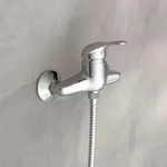 SCH&Uuml;TTE Duscharmatur CALVINO, Wasserhahn Bad, Mischbatterie Dusche in Chrom - Silber