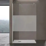 doporro Luxus Duschwand f&uuml;r Dusche Duschabtrennung 130x200cm Walk-In Dusche 8mm