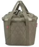 KLICKfix reisenthel Bikebasket 15 - Lenkerkorb 35 cm (rhombus olive) - Gr&uuml;n