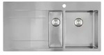 Caressi Sp&uuml;lbecken aus Edelstahl CAPP1534ABR - Silber