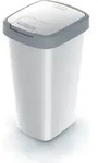 Odpadkov&yacute; ko&scaron; COMPACTA Q FLAP - objem: 25 l, barva: popelav&aacute; se světle...