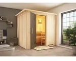 Karibu Sauna Innensauna Daria Fronteinstieg Ofen 3,6 kW externe Strg.easy 210x184x202