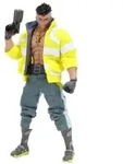 Actionfiguren Jada Cyber Punk David 15 cm - Gelb
