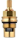 Kludi Keramik-Oberteil 1/2" 90&deg; linksschlie&szlig;end o.Griff, 1 Stk. - Wei&szlig;