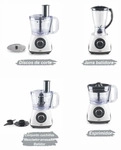 Lacor - 69579 - MultiGenius K&uuml;chenmaschine 100% BPA-frei, mehrere Funktionen,