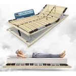 Coemo 7-Zonen Lattenrost PREMIUM 80x200 cm Kopf-Fu&szlig;teil verstellbar 42 Leisten