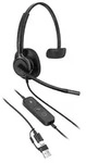 HP Poly Mission 415 - Mission 400 Series - Headset - On-Ear - kabelgebunden - aktive