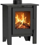 NEMAXX&reg; H8 Bel&uuml;fteter Holzofen Schwarz 7,6 kW 50&ndash;90 m2 Warmluftgebl&auml;se
