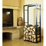 Kaminholzregal Kaminholzst&auml;nder 100 cm Holzkorb Kaminholzhalter Holzregal...