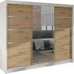 MIRJAN24 Schiebet&uuml;renschrank Derby VI, Kleiderschrank, Stilvoll Schlafzimmer