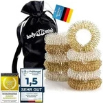 10er Set Deluxe Yin & Yang Fingermassageringe f&uuml;r Akupressur & Entspannung &ndash;