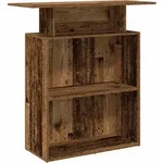 vidaXL Empfangstheke Altholz-Optik 100x40x104 cm Holzwerkstoff - Braun