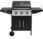 Gasgrill Lovon 3+1 - Schwarz