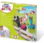 Staedtler FIMO kids 8034, 4 St&uuml;ck(e) - Wei&szlig;/Rosa/T&uuml;rkis/Schwarz