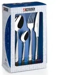 MONIX Siena Besteck-Set 24 Teile, aus Edelstahl, modernes Design mit polierter