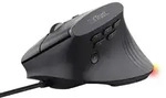 Trust GXT 145 Rexxa, rechts, USB Typ-A, 12800 DPI, Schwarz - Schwarz