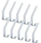 SOTECH Kleiderhaken Loxten 142 x 20 x 45 mm wei&szlig; &ndash; Edelstahl,...