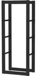 Toboli Kaminholzregal au&szlig;en und innen, bis 100 kg Traglast, 100 x 25 x 40 cm,