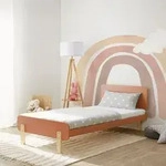 Homestyle4u Holzbett 90x200 Kinderbett mit Lattenrost und Matratze mit &reg;...