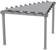 Sojag Lima 1010 Aluminium Pergola mit Sonnensegel dreieckig
