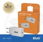 Club3D Lifestyle Ladeger&auml;t USB-C 30Watt. 2Stk wei&szlig; retail - Wei&szlig;